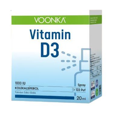 Voonka Vitamin D3 20 ml 1000 IU
